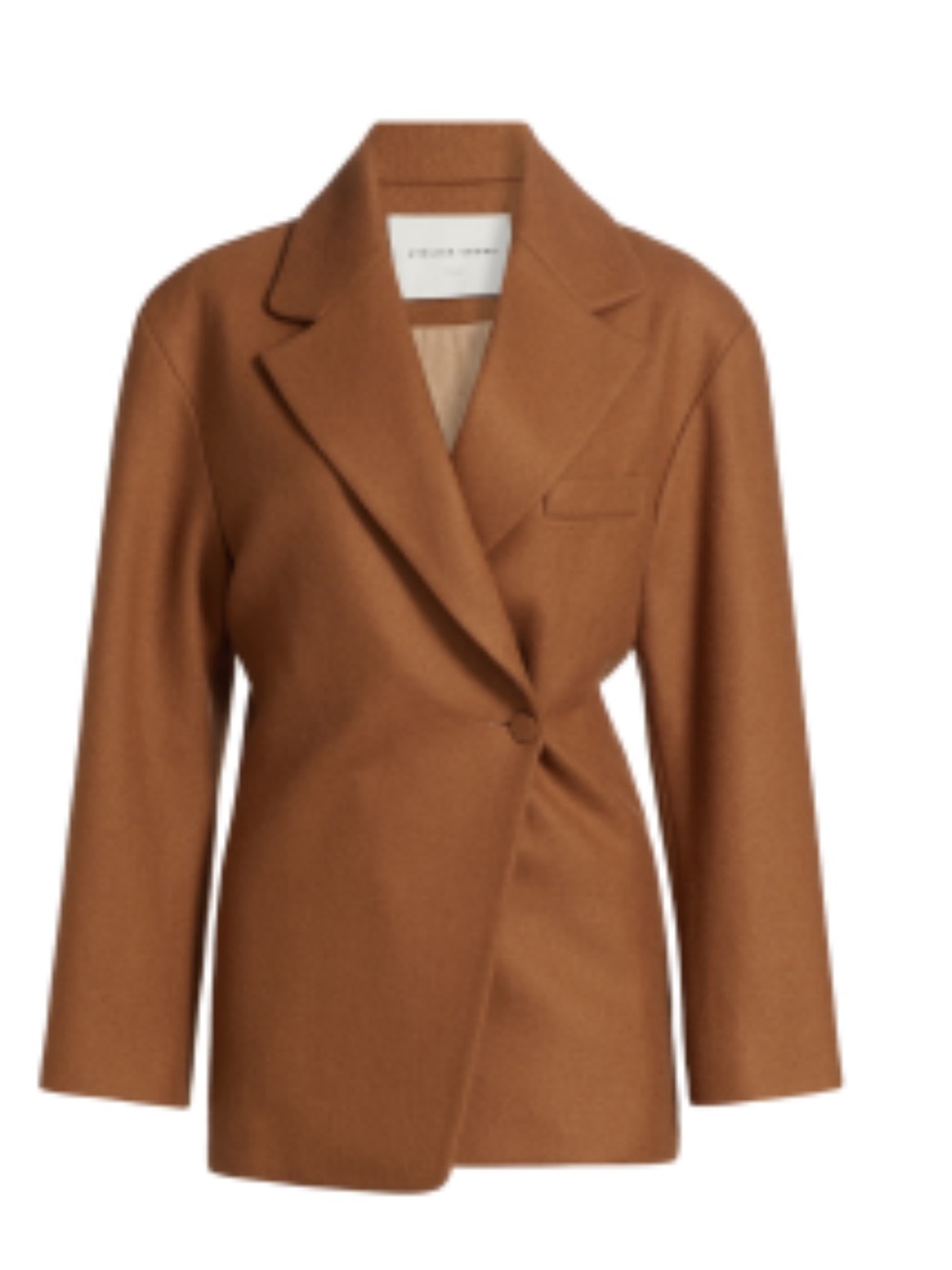 Atelier Crump NWT Sz SM wool Olivia Tabaco color stunning jacket; Saks classic